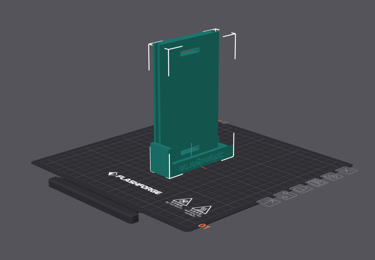 Grundplatte Druckausrichtung